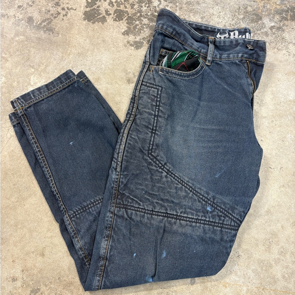 Classic Denim Straight-Leg Jeans